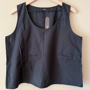 Tulip NWT Black Sleeveless Blouse